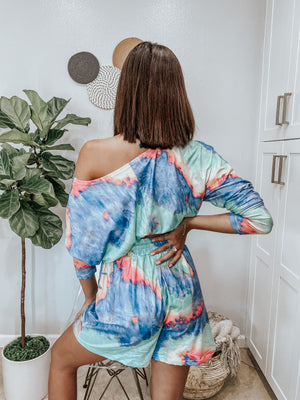 Loungin Tie Dye 2 Piece Set - Mom Boss Fitness