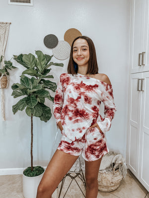 Tie Dye Shorts Set 2 Piece Casual Set - Mom Boss Fitness