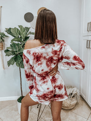 Tie Dye Shorts Set 2 Piece Casual Set - Mom Boss Fitness